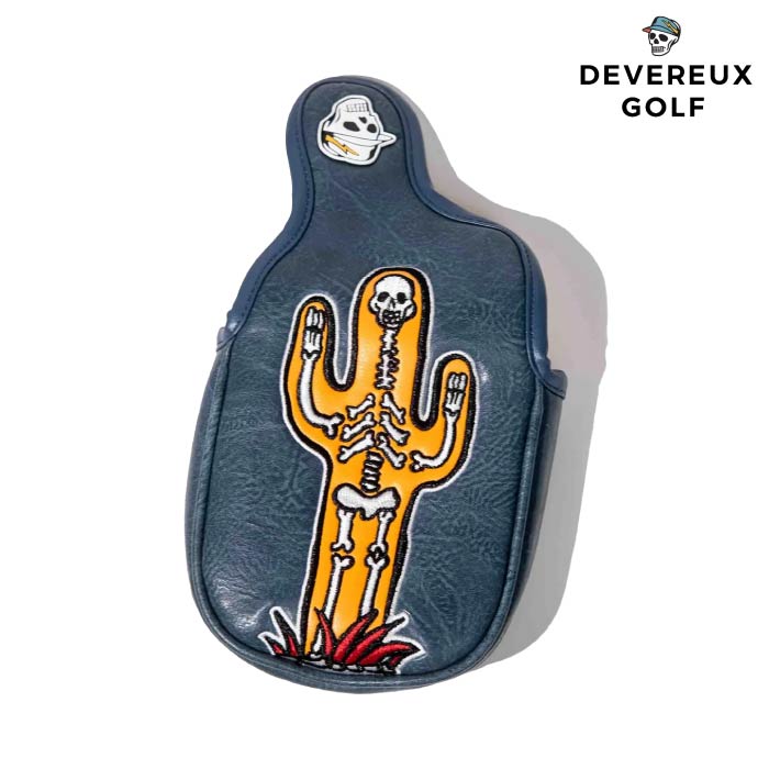 DEVEREUX GOLF デヴァローゴルフ メンズ レディース Cactus Voodoo Mallet Cover パターカバー ヘッドカバー 高品質PUレザー 耐久性 存在感 075362833