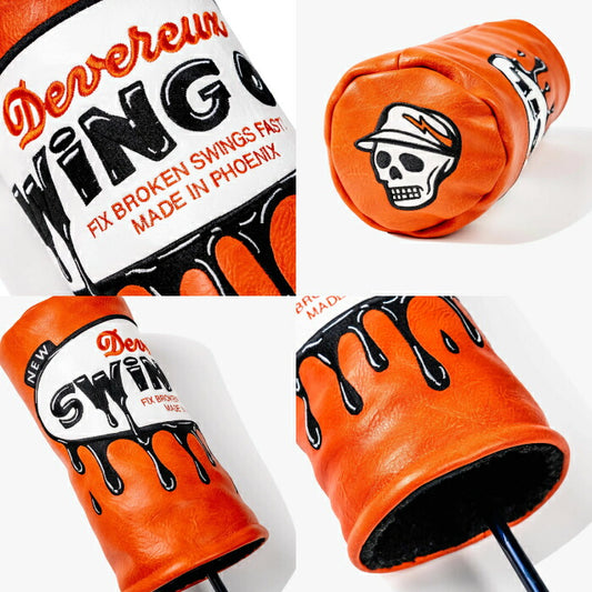 DEVEREUX GOLF デヴァローゴルフ メンズ レディース Swing Oil Barrel Driver Cover ドライバーヘッドカバー ソフトライニング プレミアム質感 075362849