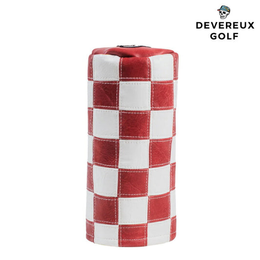 DEVEREUX GOLF デヴァローゴルフ メンズ レディース Checkered Fairway Barrel Cover フェアウェイウッドカバー 高耐久 プレミアムソフトライニング 075362850