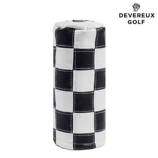 DEVEREUX GOLF デヴァローゴルフ メンズ レディース Checkered Barrel Driver Cover ドライバーカバー 高耐久 プレミアムソフトライニング 075362851