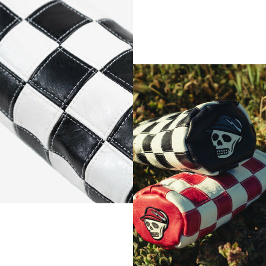 DEVEREUX GOLF デヴァローゴルフ メンズ レディース Checkered Barrel Driver Cover ドライバーカバー 高耐久 プレミアムソフトライニング 075362851