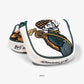 DEVEREUX GOLF デヴァローゴルフ メンズ レディース Smokin' Zaleas Mallet Putter Cover マレットパターカバー DEVEREUX限定版 ソフトライニング ストレスフリーな着脱 優れたホールド感 075362857
