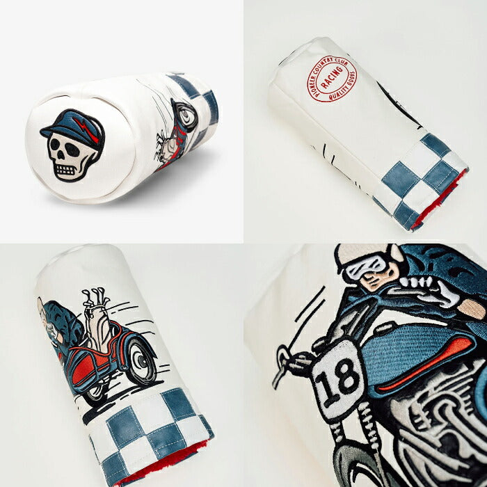 DEVEREUX GOLF デヴァローゴルフ メンズ レディース Checkered Sidecar Driver Barrel Cover ドライバー用バレルカバー シリーズ商品あり 075364838