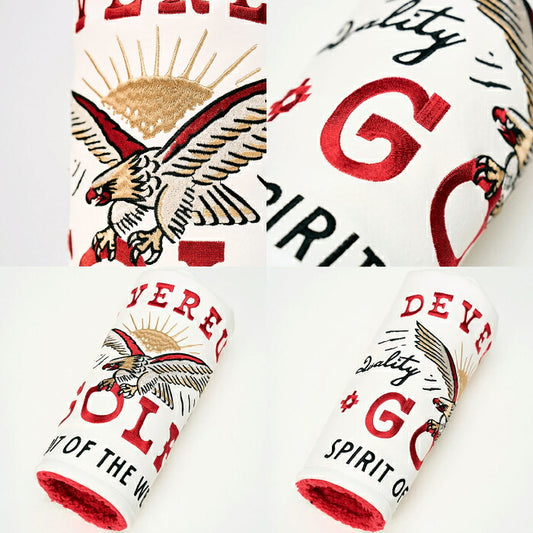 DEVEREUX GOLF デヴァローゴルフ メンズ レディース Spirit Of The West Barrel Fairway Cover フェアウェイウッド用バレルカバー イーグルのカスタム刺繍 075364839