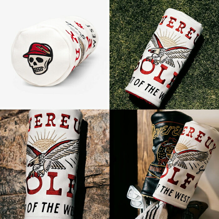 DEVEREUX GOLF デヴァローゴルフ メンズ レディース Spirit Of The West Barrel Fairway Cover フェアウェイウッド用バレルカバー イーグルのカスタム刺繍 075364839
