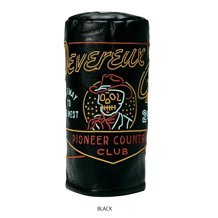DEVEREUX GOLF デヴァローゴルフ メンズ レディース Neon Sign Barrel Driver Cover ドライバーヘッドカバー ネオンサイン風刺繍アート 075364840
