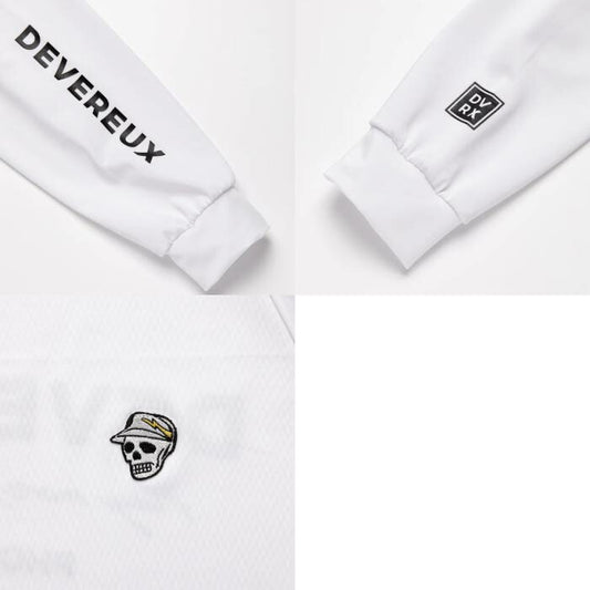DEVEREUX GOLF デヴァローゴルフ ゴルフウェア メンズ エッセンシャル インナーモック ロングスリーブ 吸水性 速乾性 長袖モックネック Tシャツ 日本製 075754005