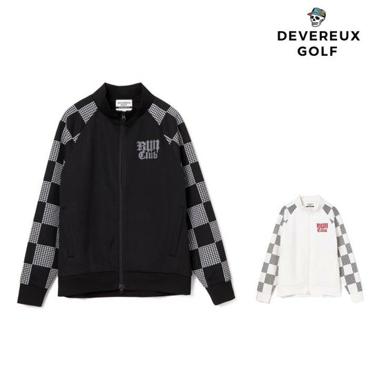 DEVEREUX GOLF デヴァローゴルフ ゴルフウェア メンズ Back9Run club フルジップジャケット ブルゾン セットアップ対応 075754102
