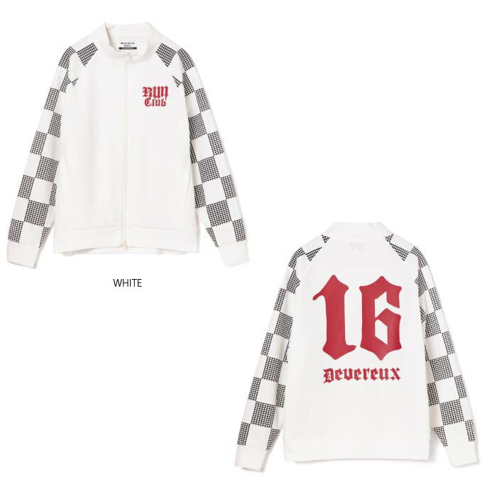 DEVEREUX GOLF デヴァローゴルフ ゴルフウェア メンズ Back9Run club フルジップジャケット ブルゾン セットアップ対応 075754102