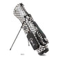 DEVEREUX GOLF デヴァローゴルフ メンズ レディース ALL CHECKER Caddie bag チェッカーフラッグ チェック柄 キャディバッグ 075754830