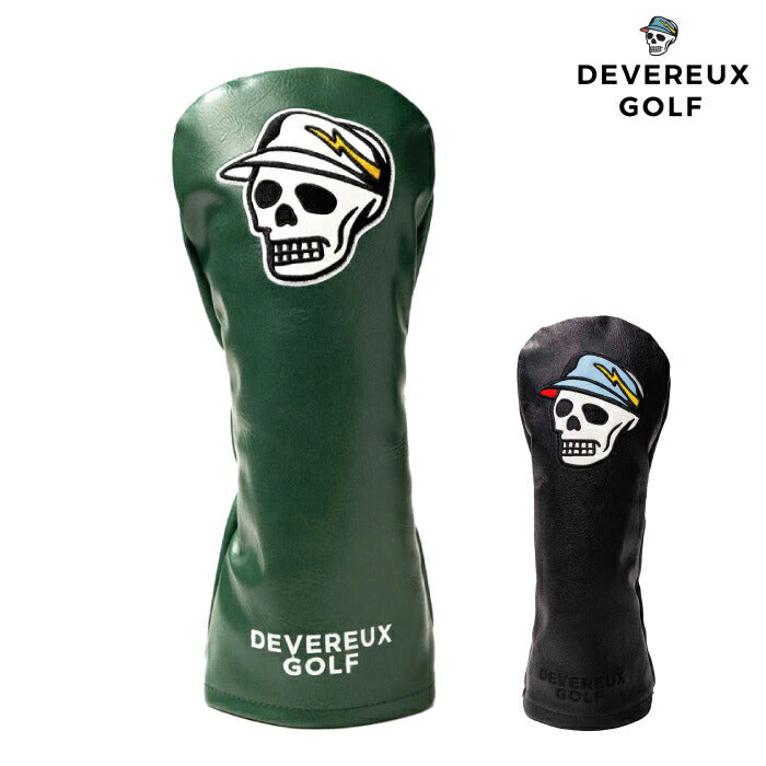 DEVEREUX GOLF デヴァローゴルフメンズ レディース Icon Skull Driver Head cover ヘッドカバー 075754840
