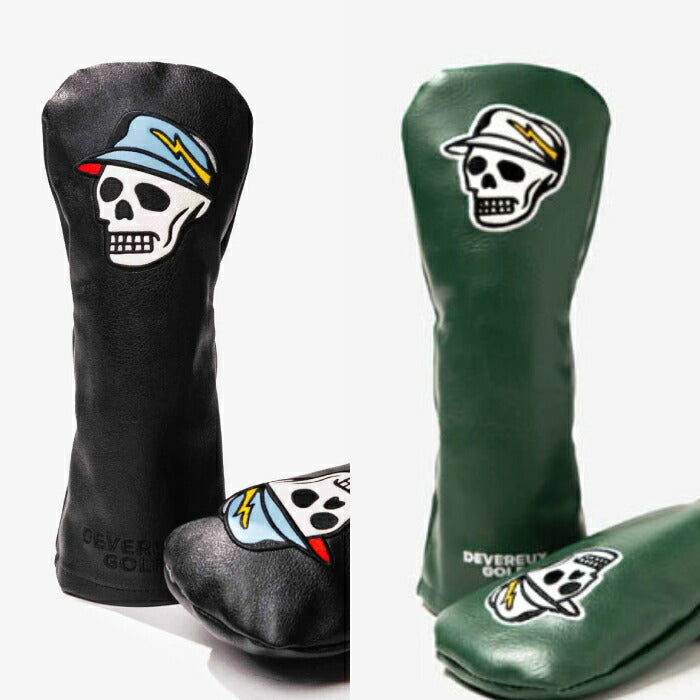 DEVEREUX GOLF デヴァローゴルフメンズ レディース Icon Skull Driver Head cover ヘッドカバー 075754840