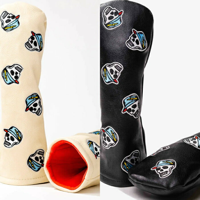 DEVEREUX GOLF デヴァローゴルフメンズ レディース Icon skull Fairway Head cover ヘッドカバー 075754841