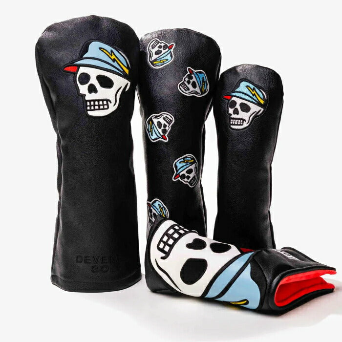 DEVEREUX GOLF デヴァローゴルフメンズ レディース Icon skull Fairway Head cover ヘッドカバー 075754841