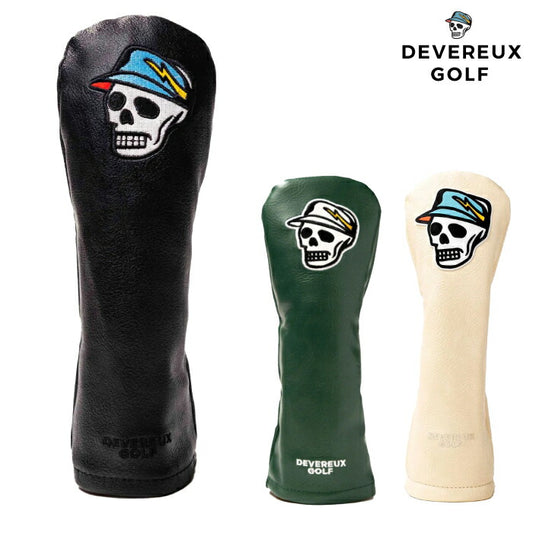 DEVEREUX GOLF デヴァローゴルフ メンズ レディース Icon Skull Hybrid Head cover ハイブリッドヘッドカバー 075754842