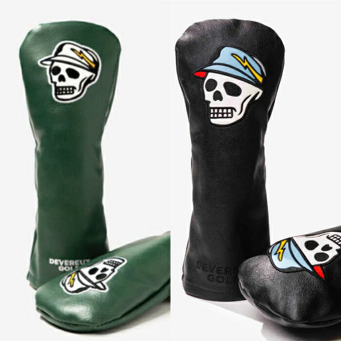 DEVEREUX GOLF デヴァローゴルフメンズ レディース Icon Skull Hybrid Head cover ハイブリッドヘッドカバー 075754842