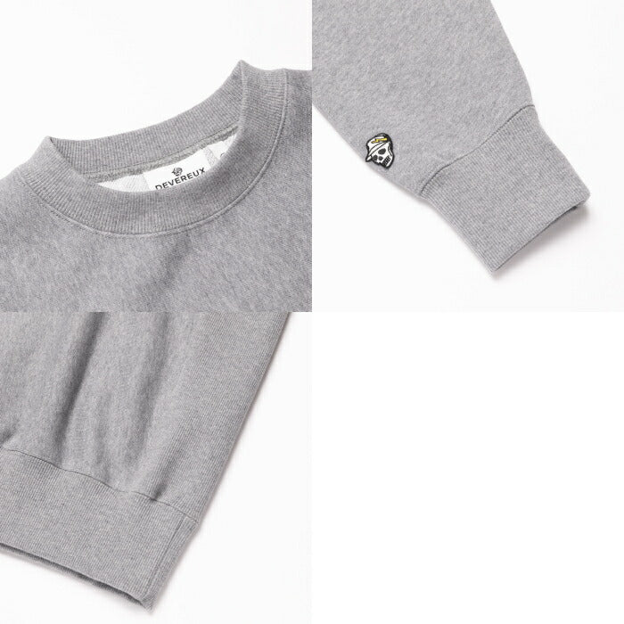DEVEREUX GOLF デヴァローゴルフゴルフウェア メンズ DVG CREW SWEAT クルーネック スウェデヴ トレーナー 軽量化 速乾性 日本製 075762003