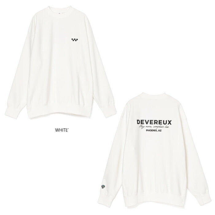 DEVEREUX GOLF デヴァローゴルフゴルフウェア メンズ DVG CREW SWEAT クルーネック スウェデヴ トレーナー 軽量化 速乾性 日本製 075762003