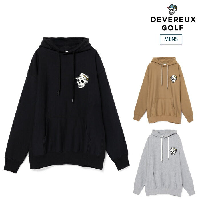 DEVEREUX GOLF デヴァローゴルフゴルフウェア メンズ DVG HOODIE PULL OVER フーディパーカー かぶり 軽量化 速乾性 日本製 075762004
