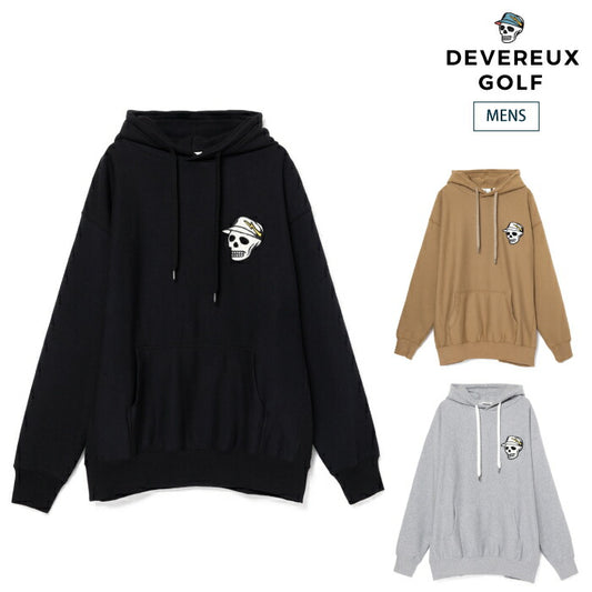 DEVEREUX GOLF デヴァローゴルフ ゴルフウェア メンズ DVG HOODIE PULL OVER フーディパーカー かぶり 軽量化 速乾性 日本製 075762004