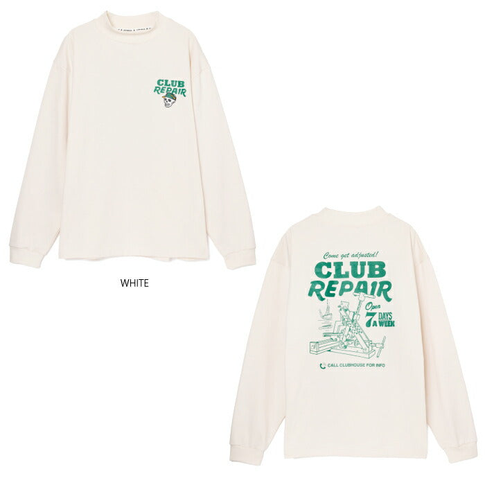 DEVEREUX GOLF デヴァローゴルフ ゴルフウェア メンズ DVG Authentic Pile MOCK TEE 長袖モックネックシャツ プルオーバー 吸水速乾性 UVカット機能 保温性 通気性 日本製 075762011