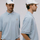 DEVEREUX GOLF デヴァローゴルフゴルフウェア メンズ DVG TECH-SKULL CADDIE POLO 半袖ポロシャツ通気性 吸汗速乾 UVカバー ボックスシルエット 日本製 075762015