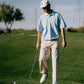 DEVEREUX GOLF デヴァローゴルフゴルフウェア メンズ DVG TECH-SKULL CADDIE POLO 半袖ポロシャツ通気性 吸汗速乾 UVカバー ボックスシルエット 日本製 075762015