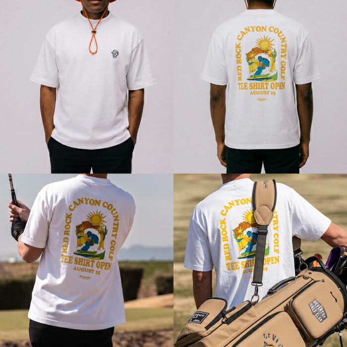 DEVEREUX GOLF デヴァローゴルフゴルフウェア メンズ DVG SEASONAL MOCK T 半袖モックネックシャツストレッチ吸汗速乾 UVカバー 日本製 075762020