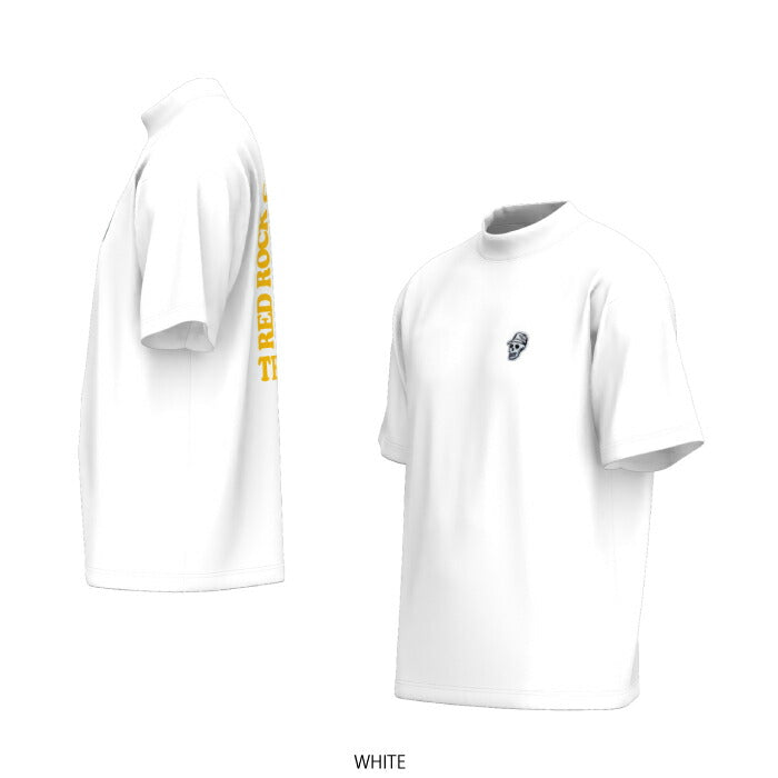DEVEREUX GOLF デヴァローゴルフゴルフウェア メンズ DVG SEASONAL MOCK T 半袖モックネックシャツストレッチ吸汗速乾 UVカバー 日本製 075762020