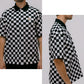 DEVEREUX GOLF デヴァローゴルフゴルフウェア メンズ DVG CHECK MATE POLO 半袖ポロシャツ 形態安定  抗ピル 吸水速乾 UVカバー 075762021