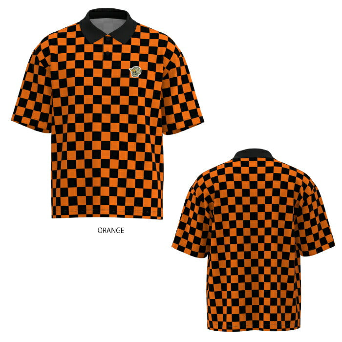 DEVEREUX GOLF デヴァローゴルフゴルフウェア メンズ DVG CHECK MATE POLO 半袖ポロシャツ 形態安定  抗ピル 吸水速乾 UVカバー 075762021