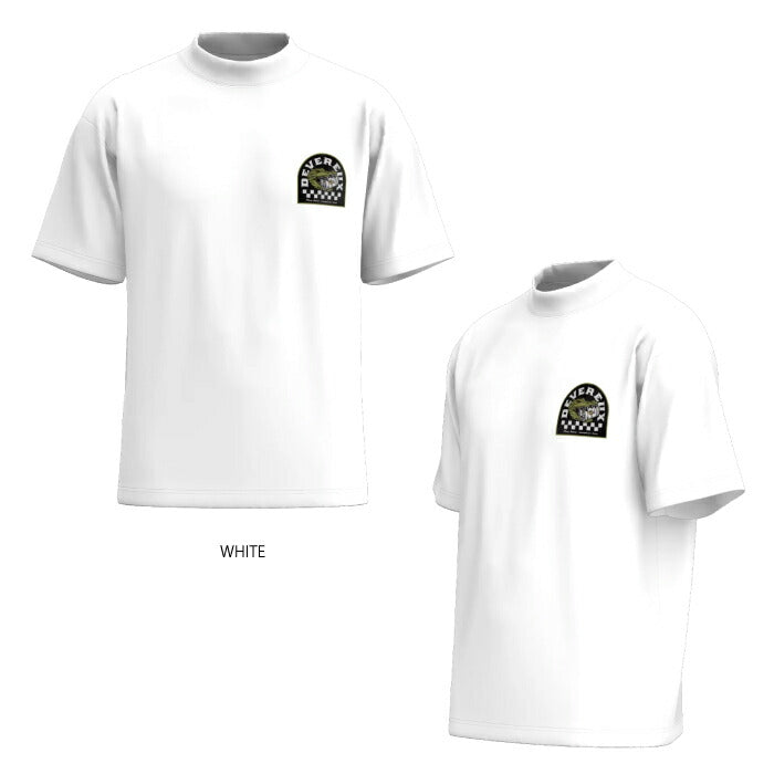 DEVEREUX GOLF デヴァローゴルフゴルフウェア メンズ DVG CROCO MOCK NECK 半袖モックネックシャツ半袖シャツ吸水速乾性 ストレッチ性 UVカバー 上品 075762022