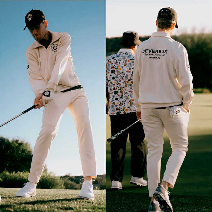 DEVEREUX GOLF デヴァローゴルフゴルフウェア メンズ DVG Classic Club Jacket トラックジャケット ブルゾン 軽量 速乾 イージーケア仕様 日本製 セットアップ対応 075762103