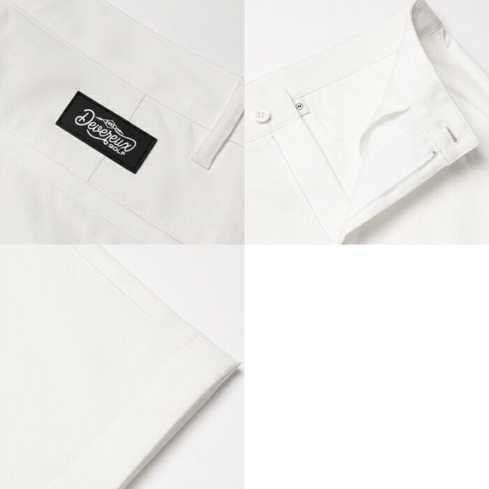 DEVEREUX GOLF デヴァローゴルフゴルフウェア メンズ DVG CREW PANTS ロングパンツ ストレートシルエット 撥水加工 速乾性 イージーケア 075762401
