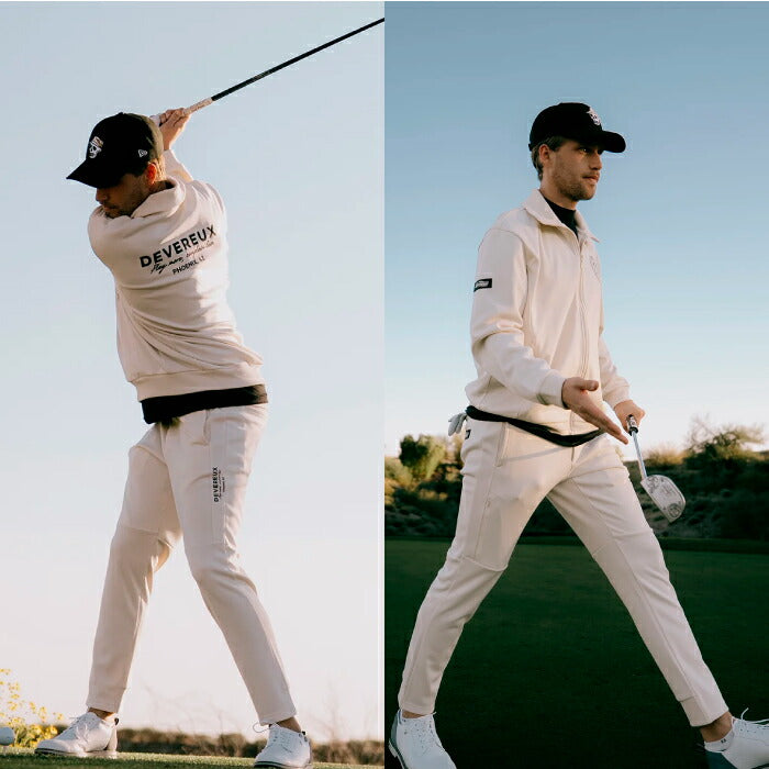 DEVEREUX GOLF デヴァローゴルフゴルフウェア メンズ DVG Classic Club Pants トラックパンツ テーパードシルエット 軽量 速乾 日本製 セットアップ対応 075762403