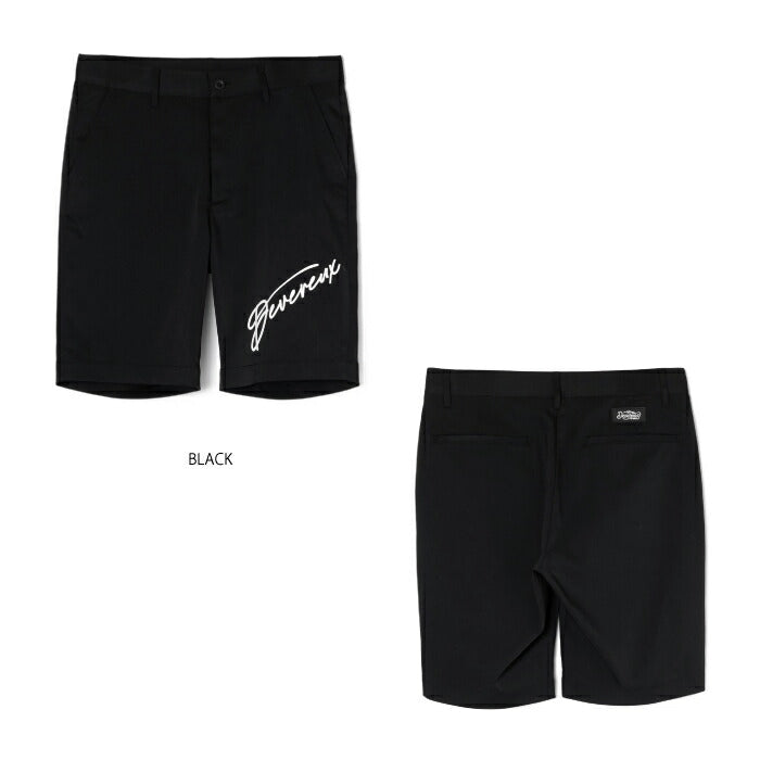 DEVEREUX GOLF デヴァローゴルフゴルフウェア メンズ DVG LOGO HALF PANTS ショートパンツ 撥水加工 速乾性 防シワ イージーケア 075762404