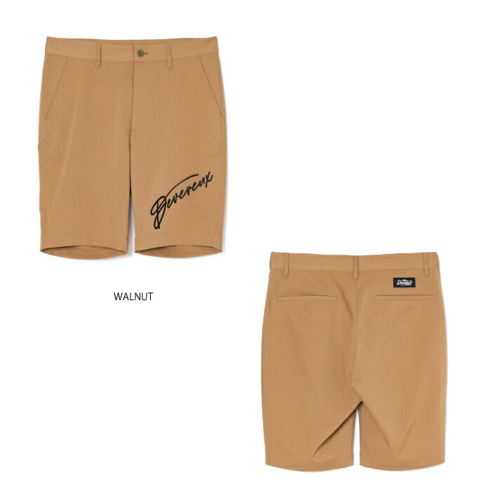 DEVEREUX GOLF デヴァローゴルフゴルフウェア メンズ DVG LOGO HALF PANTS ショートパンツ 撥水加工 速乾性 防シワ イージーケア 075762404