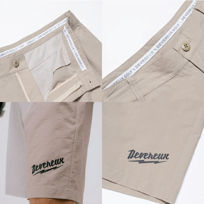 DEVEREUX GOLF デヴァローゴルフゴルフウェア メンズ DVG Micro Dot Air HALF PANTS ショートパンツ 撥水 通気性 接触冷感 防シワ 075762405