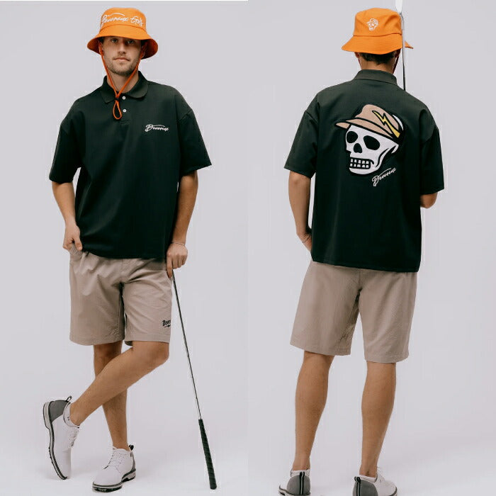 DEVEREUX GOLF デヴァローゴルフゴルフウェア メンズ DVG Micro Dot Air HALF PANTS ショートパンツ 撥水 通気性 接触冷感 防シワ 075762405