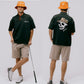 DEVEREUX GOLF デヴァローゴルフゴルフウェア メンズ DVG Micro Dot Air HALF PANTS ショートパンツ 撥水 通気性 接触冷感 防シワ 075762405