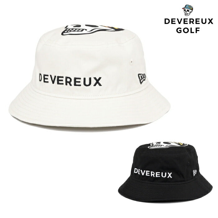 DEVEREUX GOLF デヴァローゴルフゴルフウェア メンズ レディース DVG × NEW ERA® BUCKET バケットハット 帽子 DEVEREUX × NEW ERA 初コラボ 075762804