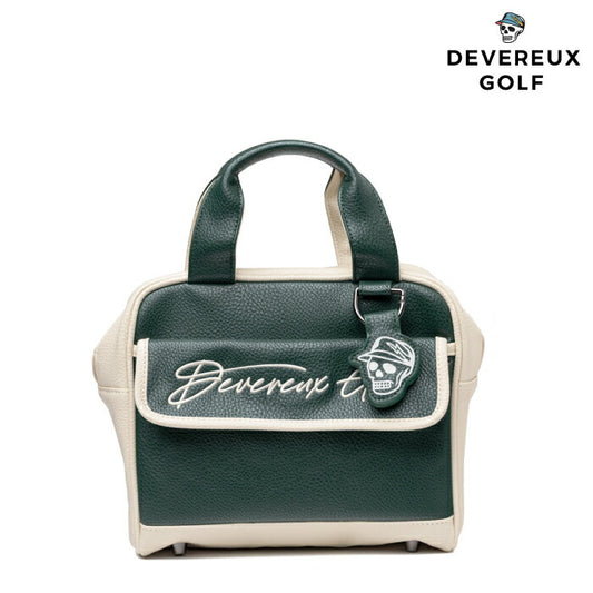 DEVEREUX GOLF デヴァローゴルフ ゴルフウェア メンズ レディース DVG CART BAG カートバッグ ミニトート サブバッグ マグネット式キーホルダー装備 飽きのこないデザイン 075762812