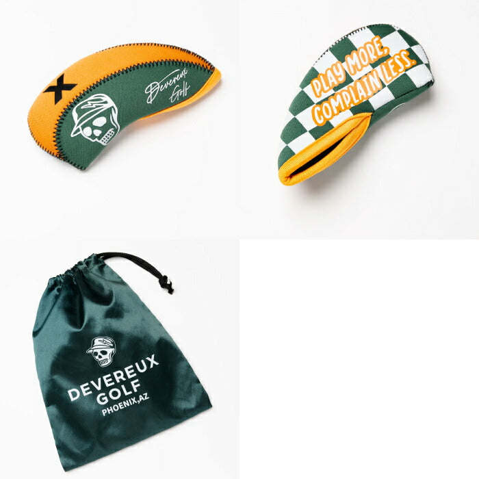 DEVEREUX GOLF デヴァローゴルフメンズ レディース DVG IRON COVER アイアンカバー 大好評 柔らかな質感 独創性 実用性 075762815