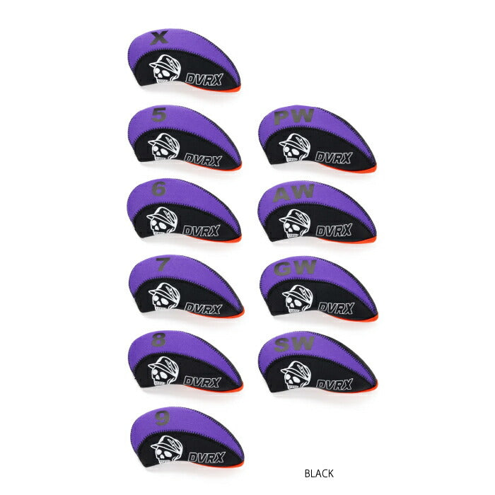 DEVEREUX GOLF デヴァローゴルフメンズ レディース DVG IRON COVER アイアンカバー 大好評 柔らかな質感 独創性 実用性 075762815