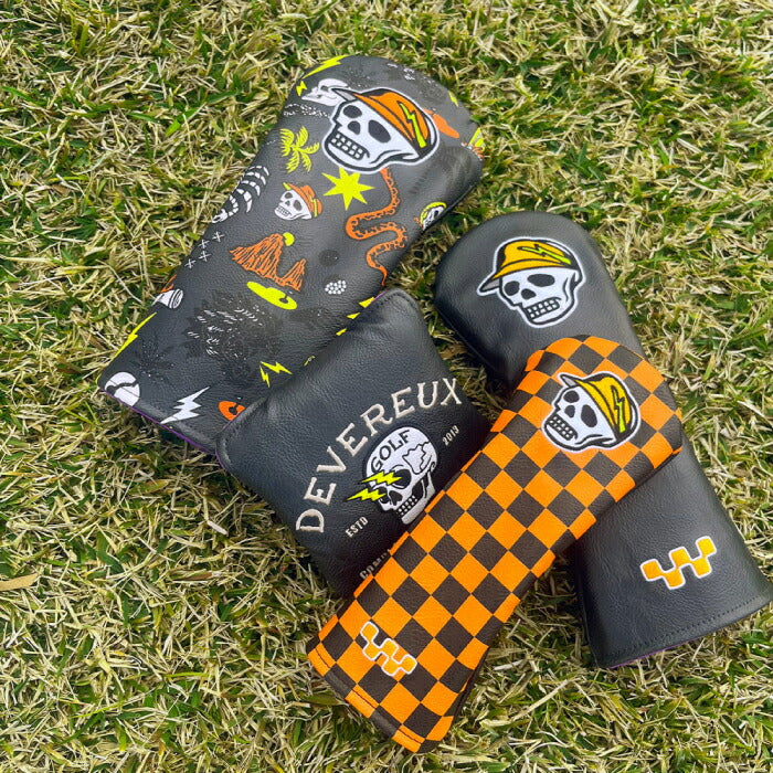 DEVEREUX GOLF デヴァローゴルフメンズ レディース DVG OUT OF BOUNDS HYBRID HEAD COVER ハイブリッドカバー 高耐久 高品質 プレミアムソフトライニング 075762818
