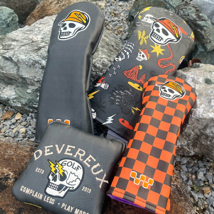 DEVEREUX GOLF デヴァローゴルフメンズ レディース DVG OUT OF BOUNDS HYBRID HEAD COVER ハイブリッドカバー 高耐久 高品質 プレミアムソフトライニング 075762818