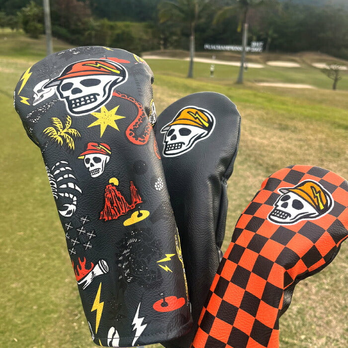 DEVEREUX GOLF デヴァローゴルフメンズ レディース DVG OUT OF BOUNDS HYBRID HEAD COVER ハイブリッドカバー 高耐久 高品質 プレミアムソフトライニング 075762818