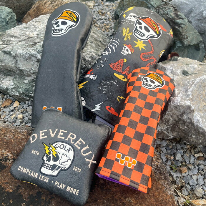 DEVEREUX GOLF デヴァローゴルフメンズ レディース DVG OUT OF BOUNDS MALLETCOVER マレットパターカバー 高品質PUレザー使用 075762819