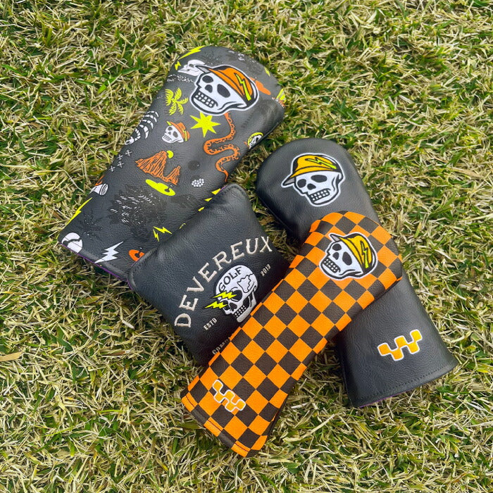 DEVEREUX GOLF デヴァローゴルフメンズ レディース DVG OUT OF BOUNDS MALLETCOVER マレットパターカバー 高品質PUレザー使用 075762819
