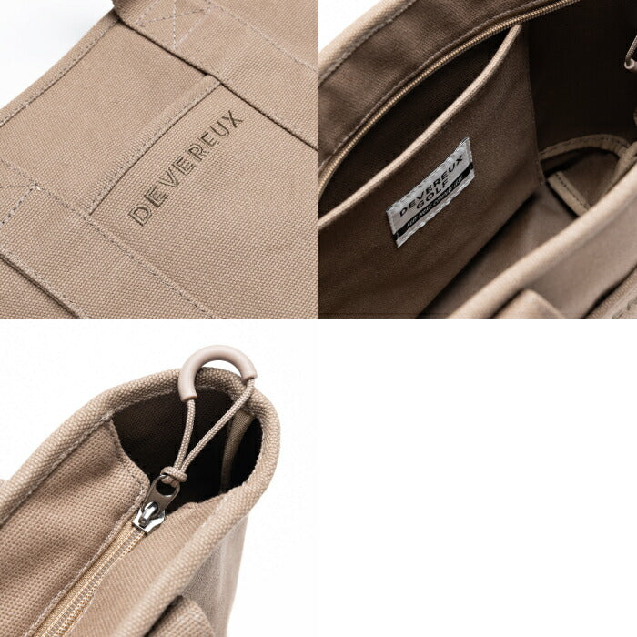 DEVEREUX GOLF デヴァローゴルフメンズ レディース DVG CANVAS CART BAG カートバック サブバック 帆布キャンバス素材  075762826
